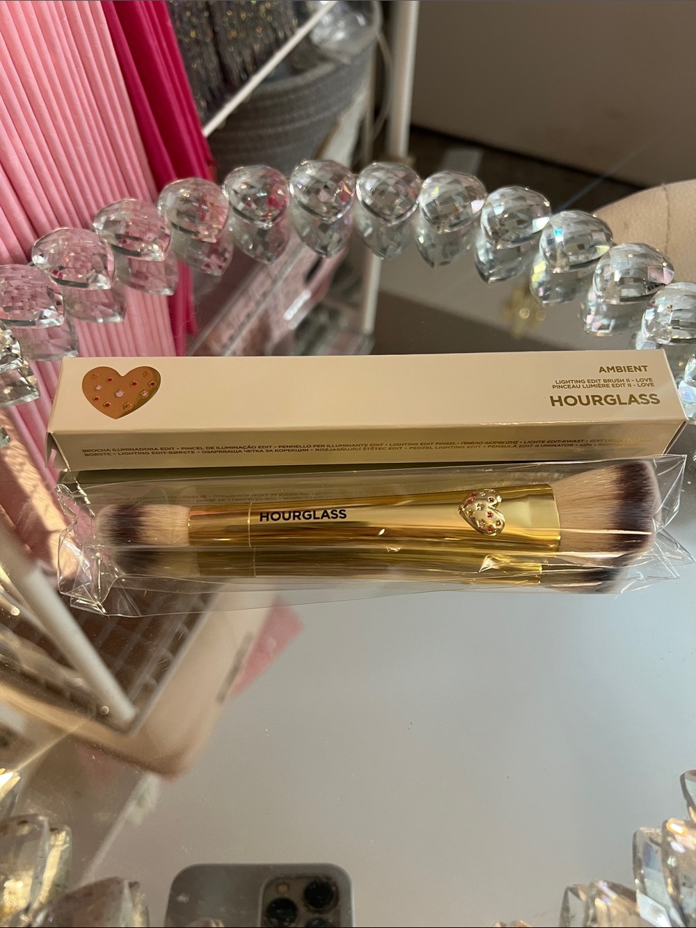 Hourglass Dual-Ended Makeup Brush- Love